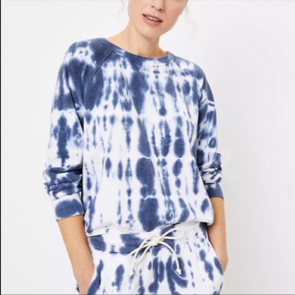 Lou & Grey Tie-Dye Terry Sweater